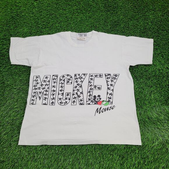 Vintage 80s Mickey-Mouse Shirt Womens 2XL 23x26 Jerry-Leigh - Picture 1 of 13